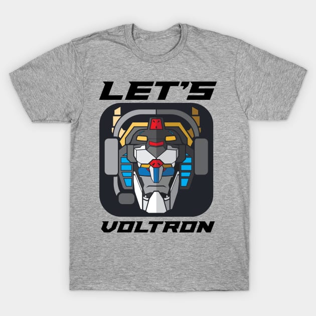 Let's Voltron by Samoht Lion T-Shirt by Let's Voltron Podcast